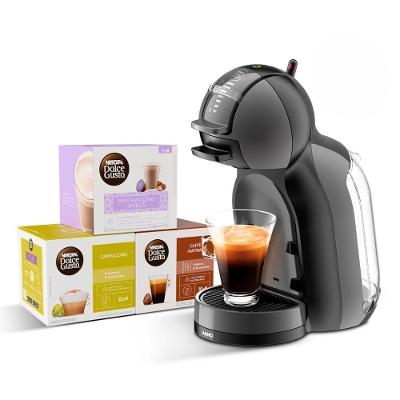 Kit Cafeteira Dolce Gusto Mini Me Preta com 30 Unidades de Bebidas Sortidas 110V
