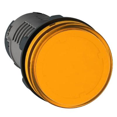 Botão Sinalizador XA2EVFD5LC com LED Laranja 110VDC Schneider Electric