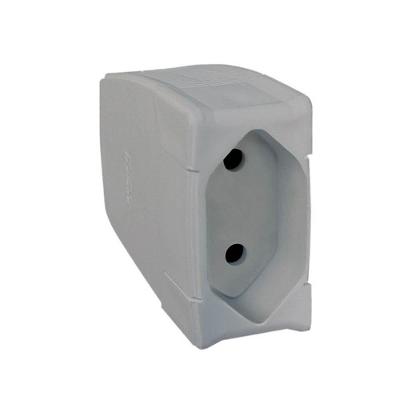 Prolongador Fêmea 615875 Profissional Reforçado Cinza Pial 20A 250V