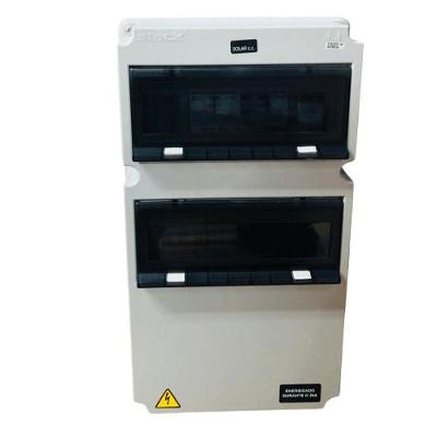 Quadro String Box SSTB22 com Disjuntor e DPS 16A 1000VCC IP67 Steck