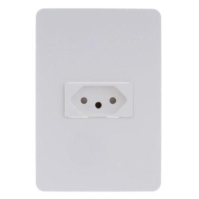 Conjunto Placa Horizontal 2x4 com Tomada 2P+T 10A 250VCA Orion Schneider Electric