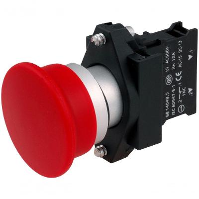 Botão de Emergência 3SB6130-1BC20-1CA0 com IP65 e Bivolt Vermelho Siemens