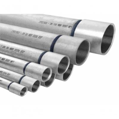 Eletroduto GFC TUBOS de Ferro Galvanizado à Fogo Semi Pesado 3 Metros com Rosca Paralela NBR Inox