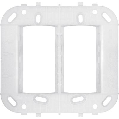 Suporte PRM4946 para 6 Módulos com Fixação por Parafusos Branco Schneider Electric