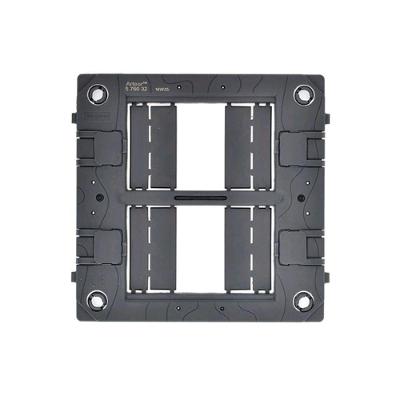 Suporte 4x4 Arteor 576032B para 3 + 3 Modulos Grafite Bivolt Pial