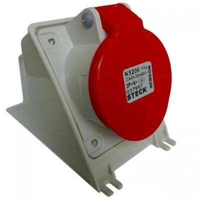 Tomada Industrial N5206 Sobrepor 3P+N+T IP44 380-440V Vermelho Steck