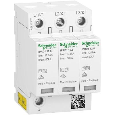 Dispositivo de Proteção Contra Surtos (DPS) A9L16382 3P 50KA 350V Classe 1+2 Bivolt Schneider