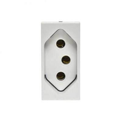Módulo Tomada 592532 2P+T 20A Quadrado Linha Arteor Branco Pial Bivolt