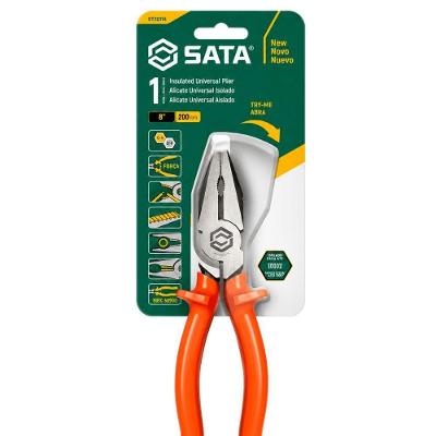 Alicate Universal ST700022BU Isolado 1000V Cabo Ergonômico Inox Sata