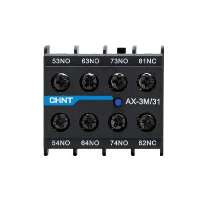 Contato Auxiliar Frontal AX-3M-31 3NA+1NF Bivolt para Mini Contator NXC Chint