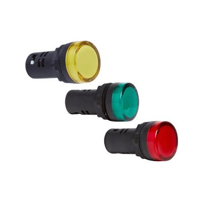 Sinalizador Led Max Botton SLDS110 com Indicador Luminoso 110V Vermelho Steck