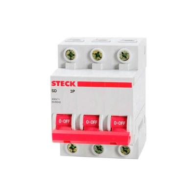 Chave Seccionadora Tripolar SDCE63100 100A 400V 60Hz Bivolt Steck