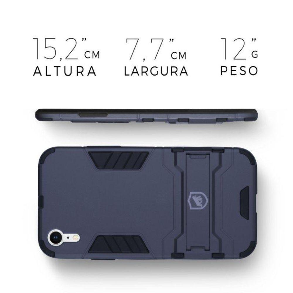 Capa Armor E Pelicula Coverage Para Iphone Xr - Gshield - 7