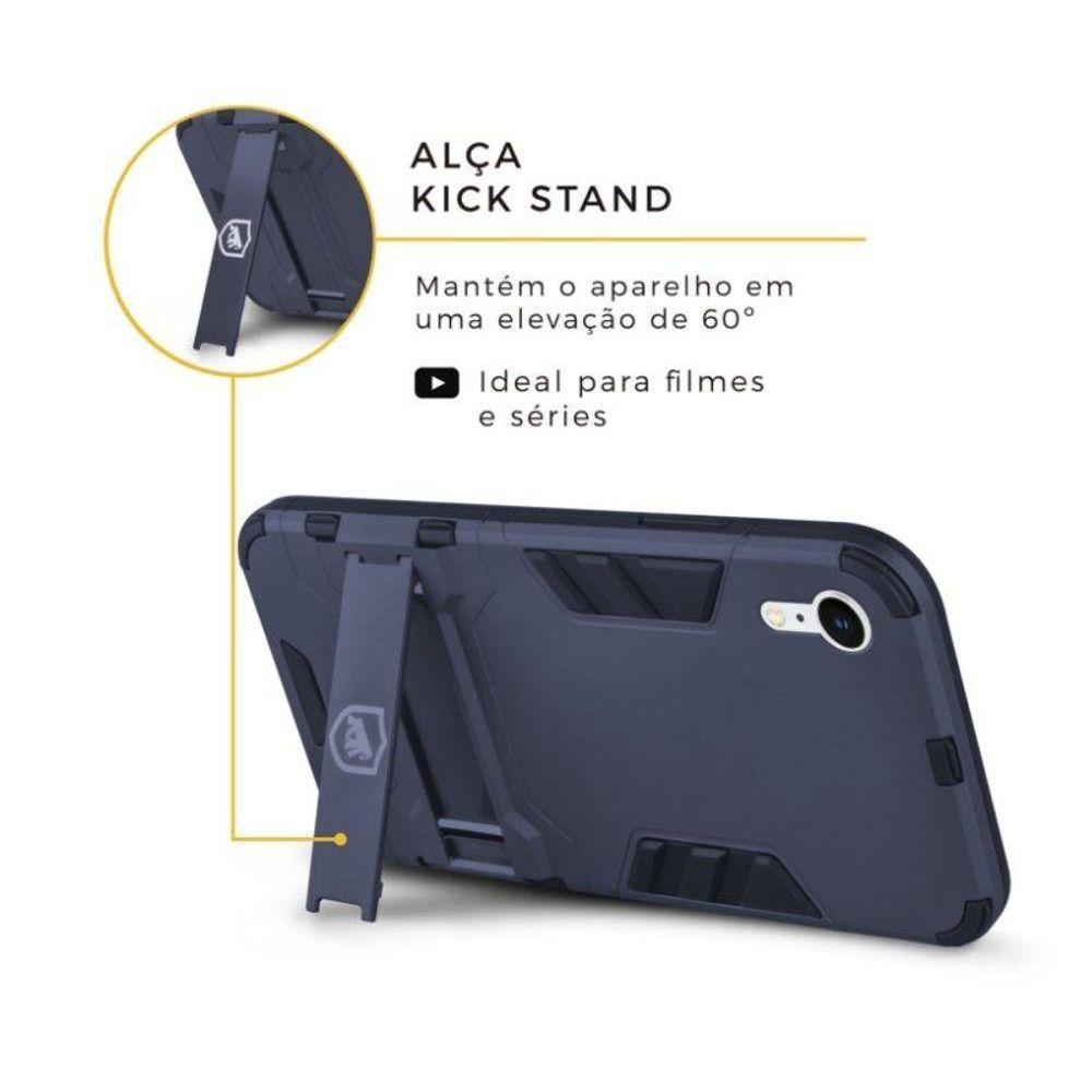 Capa Armor E Pelicula Coverage Para Iphone Xr - Gshield - 8
