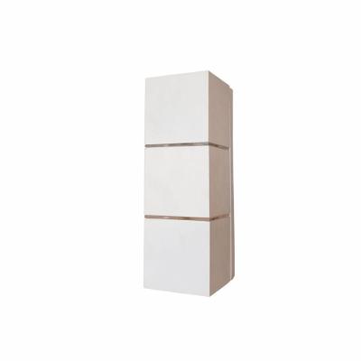 Arandela AR-256-24V Facho Cima-Baixo Alumínio Branco Belly Decor 24CM