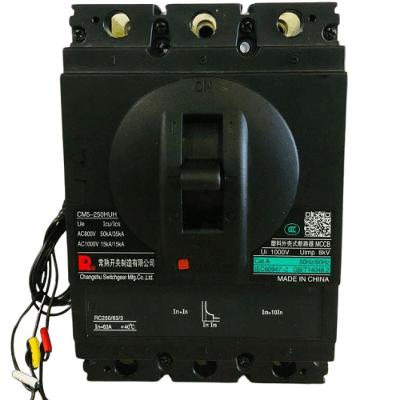 Disjuntor Caixa Moldada Tripolar CM5-250HUH-3-3-01 50kA 800Vca Bivolt Changshu 630A