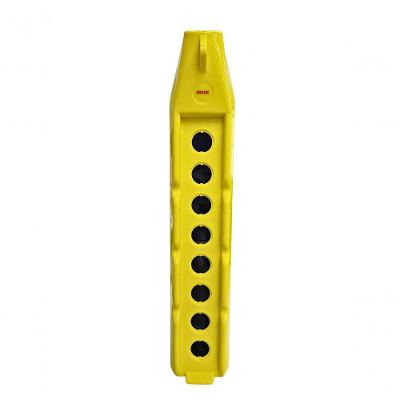 Botoeira Pendente SPLB08K com 8 Furos 22,5mm Corpo Vazio Steck