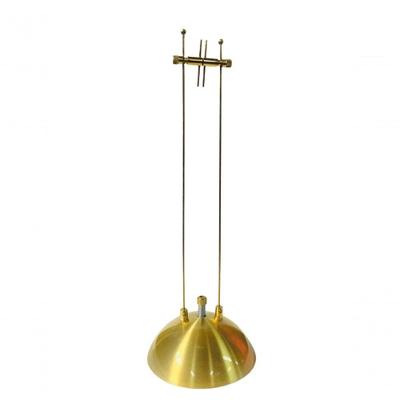 Spot Dicroica 1210 para Laje Haste Acabamento Dourado Lixado Bivolt Lux