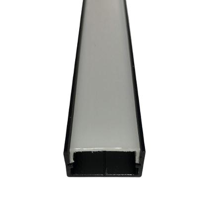 Perfil de Alumínio Special Slim Sobrepor Preto Incolustre 25CM 1 Metro