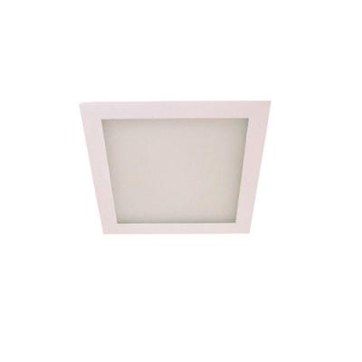 Plafon Embutir Quadrado 6480 com 4 E-27 Branco Damlux Bivolt