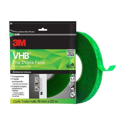 Fita Adesiva VHB4910 Dupla Face Fixação Permanente 3M Brasil 19MM X 20M