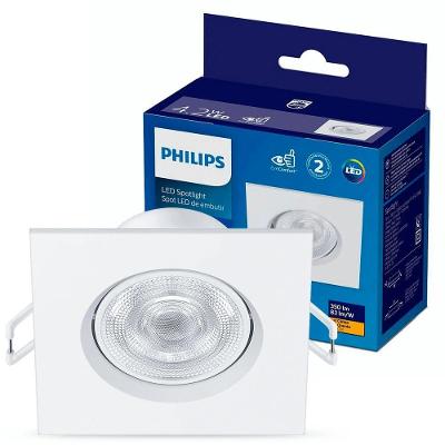 Spot Embutir Led Spotled 4,2W 6500K 380Lm Gu10 Branco Philips