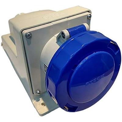 Tomada Industrial N4509 Sobrepor 63A 3P+T IP67 9H 220-250V Azul Steck