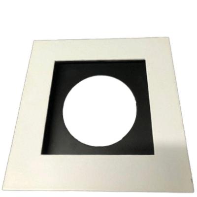 Spot Dicroica Embutir Quadrado Recuado P-1 Lâmpada AR111 EB1035 BF+PF Design Moderno Branco