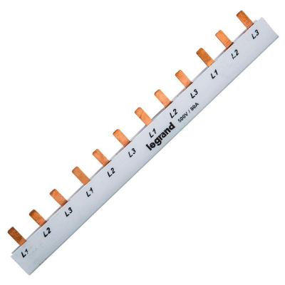 Barramento para Disjuntor Din Trifasico 3X4 80A 928033 Fase Tipo Pino Cemar