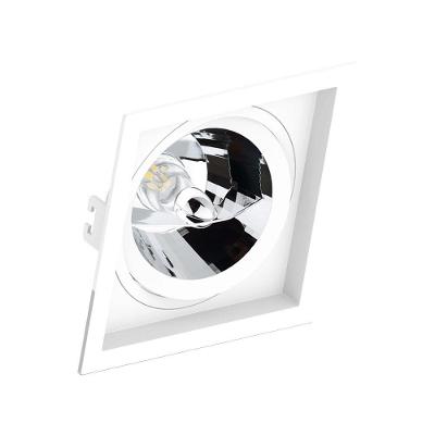Spot Embutido Face Recuada Recuado Quadrado Soquete GU10 Branco Save Energy