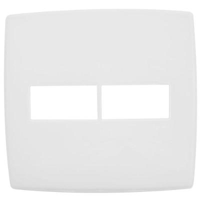 Placa 4x4 1+1 Posto Horizontal Pial Plus com Design Original Cod.618511 - Pial