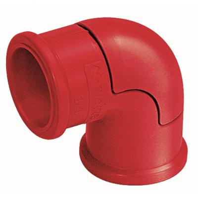 Cotovelo 90 graus  PVC CV-15 com Tampa Vigia sem Rosca 3-4 Vermelho para Hidraulica Wetzel