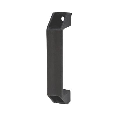 Puxador 91355 Plano para Fixacao com Parafusos e Porcas Poliamida com Fibra Preto Tasco