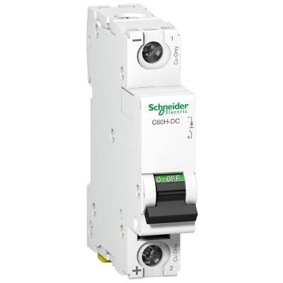 Disjuntor Modular Acti9 C60H-DC 10A Curva C 10kA 220VCC Branco Schneider Electric A9N61508