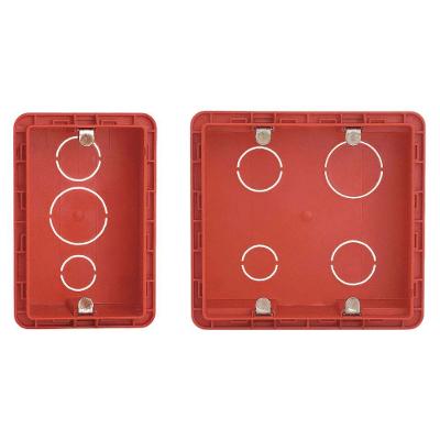 Caixa PVC de Embutir 689014 com Mais Espaço e Orelhas Reforçadas Vermelho Legrand