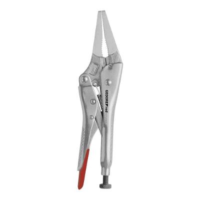 Alicate Pressão R27220065 Bico Longo com Acionamento em uma Mão Cromado Gedore 16,5CM