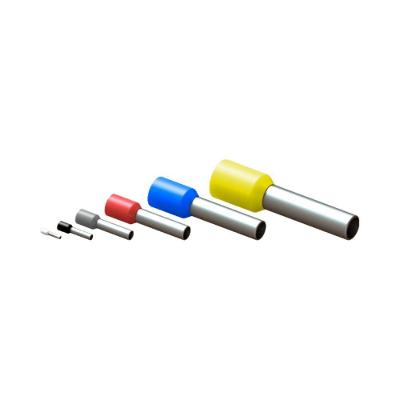 Terminal Pré-isolado Pino Ilhós Tubular Longo Ti-70-25 Conexão por Compressão Amarelo Intelli 70MM²