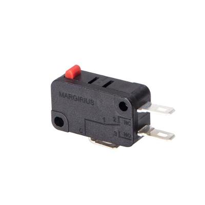 Microinterruptor 40108 A1EE2Q Ação Rápida NA-NF com Pino Básico Margirius