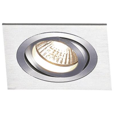 Spot Dicróica Ecco Embutir para AR111 com GU10 Prata Bella Iluminação 17CM