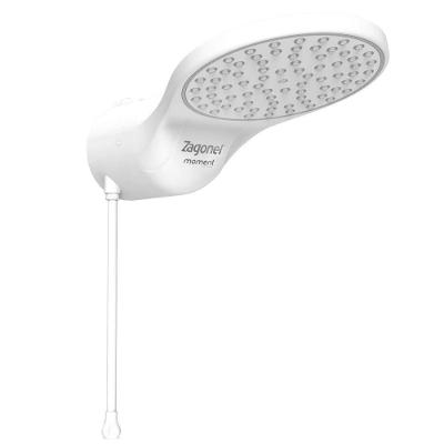 Ducha Moment Eletrônica 7500W Instalação de Parede Branco Zagonel 220V