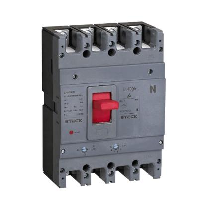 Disjuntor Caixa Moldada Tripolar Térmico Ajustável SD160TM Proteção Sobrecarga Inox Steck 50A