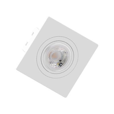 Spot Embutido Face Plana Quadrado Face Reta Branco Save Energy MR11 Bivolt