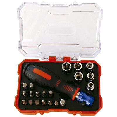 Chave Jogo Soquete e Bits S49005021 21 Peças Aço Bivolt Robust