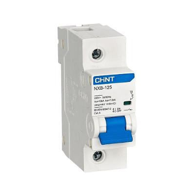 Disjuntor Monopolar NXB-125 com Proteção Sobrecarga e Curto-Circuito Curva C 100A 240V Chint