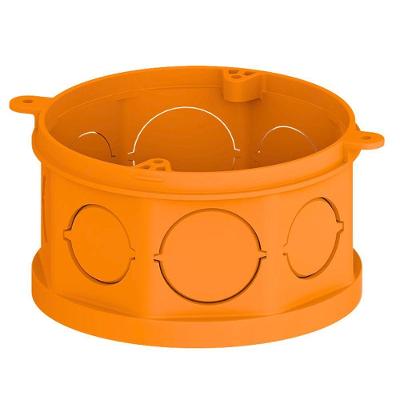 Caixa de Embutir 33043309 com Fundo Móvel Octogonal Laranja Tigre 4CM