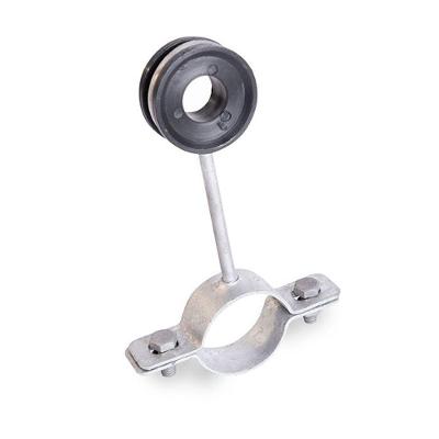 Isoladores para Mastro PRT-253 com Roldana Inox Bivolt Paratec