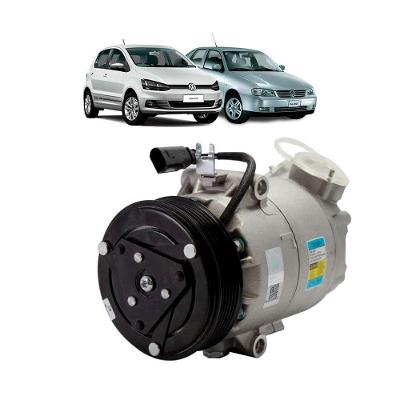 Compressor de Ar-condicionado CS10061 Compatível com Volkswagen Crossfox Fox Polo Spacefox 12V