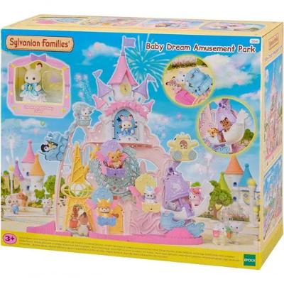 Parque de Diversões Sylvanian Families dos Sonhos com Atrações Móveis Branco