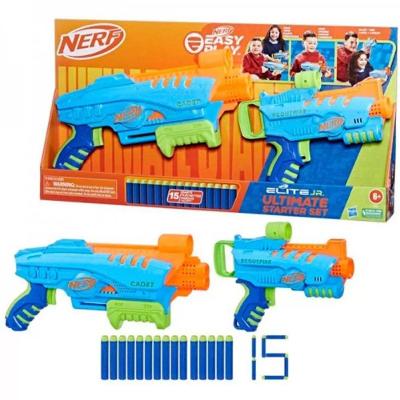 Lançador Nerf Elite Jr Ultimate Starter Set com 2 Lançadores e 15 Dardos Hasbro F6369