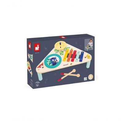 Mesa Gioia J07655 com Brinquedo para Crianças a Partir de 12 Meses Multicor Janod 40CM